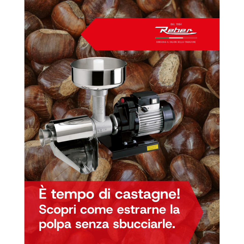 Estrarre la polpa di castagne senza sbucciarle