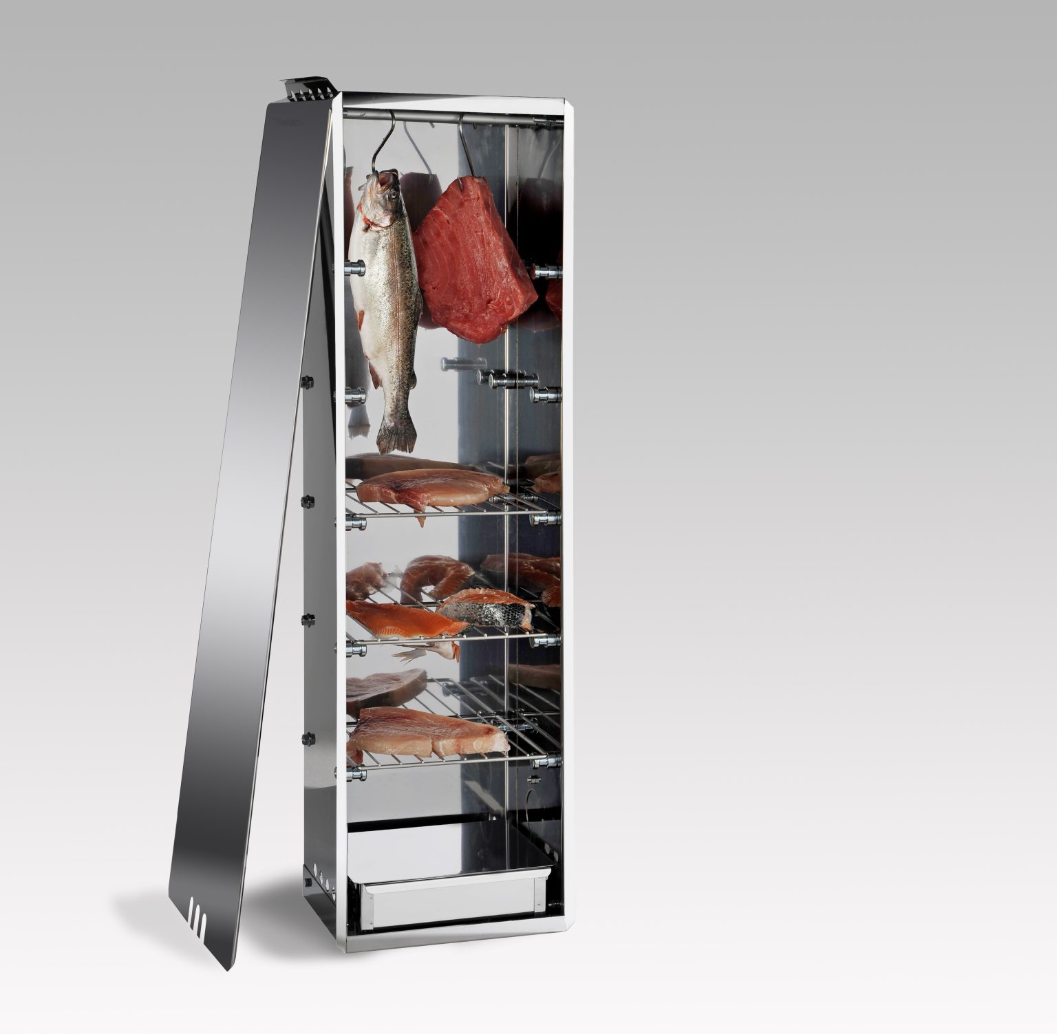 AFFUMICATORE TOWER/VERTICALE cm. 26x21x100 KIT DI MONTAGGIO