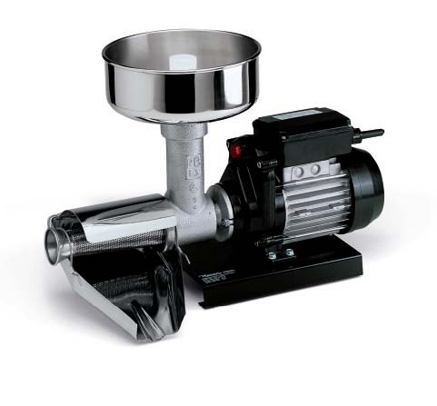 Tre Spade Tritacarne manuale TC-8 INOX in acciaio inox con accessori per la produzione di