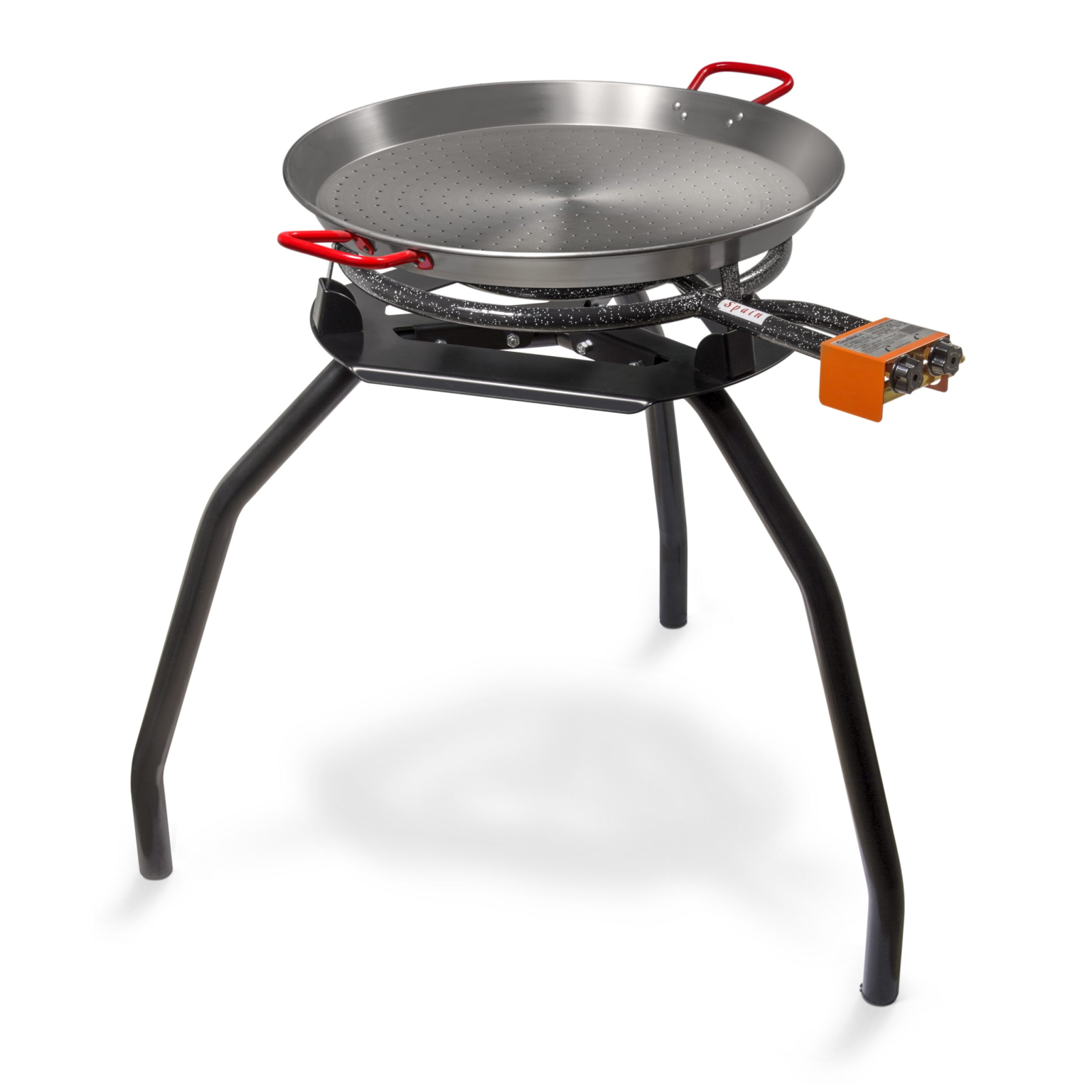 Kit à paella avec support 3 pièces + brûleur de diamètre 50 + POÊLE DIAM. 60 60