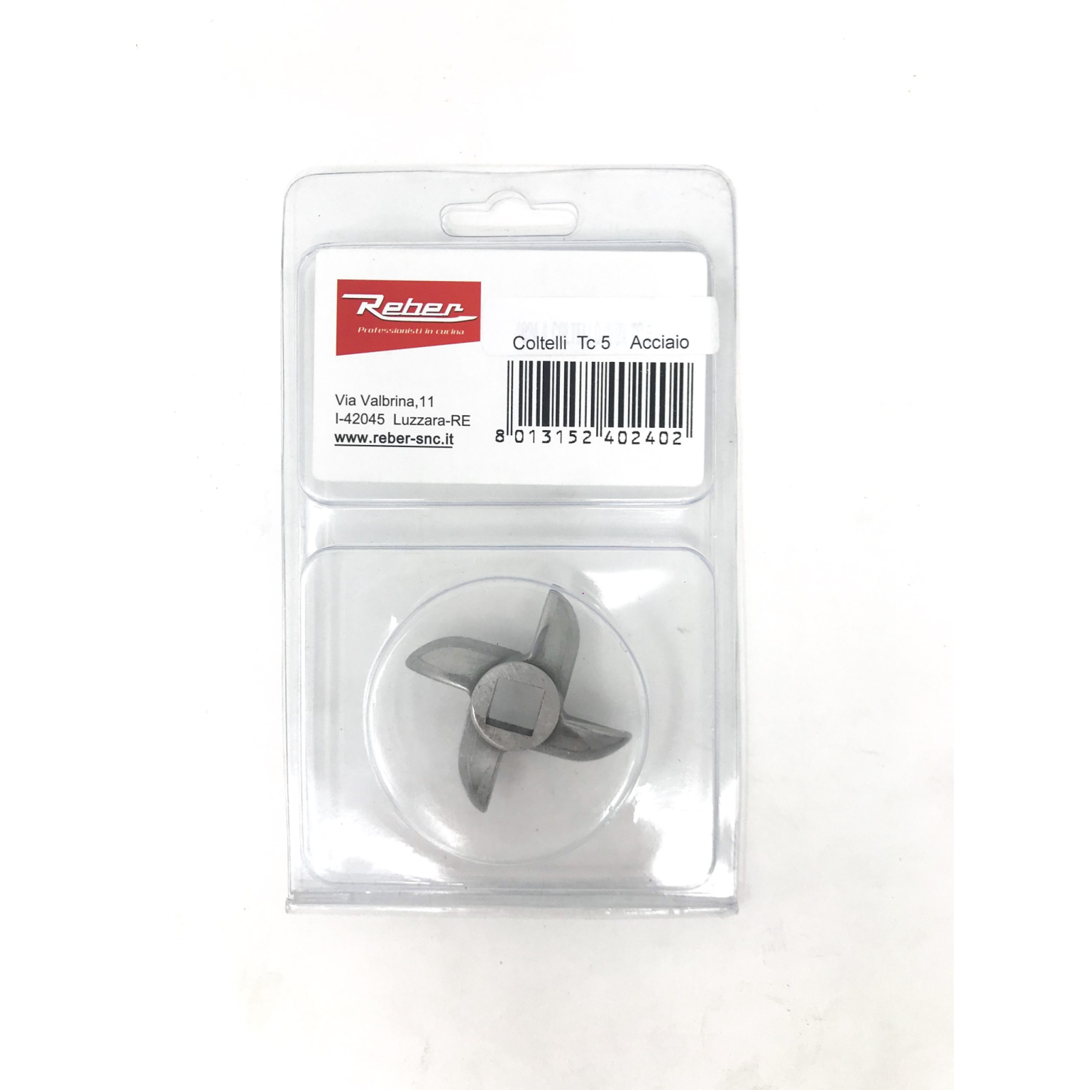 Couteau hachoir à viande n. 5 en acier inoxydable