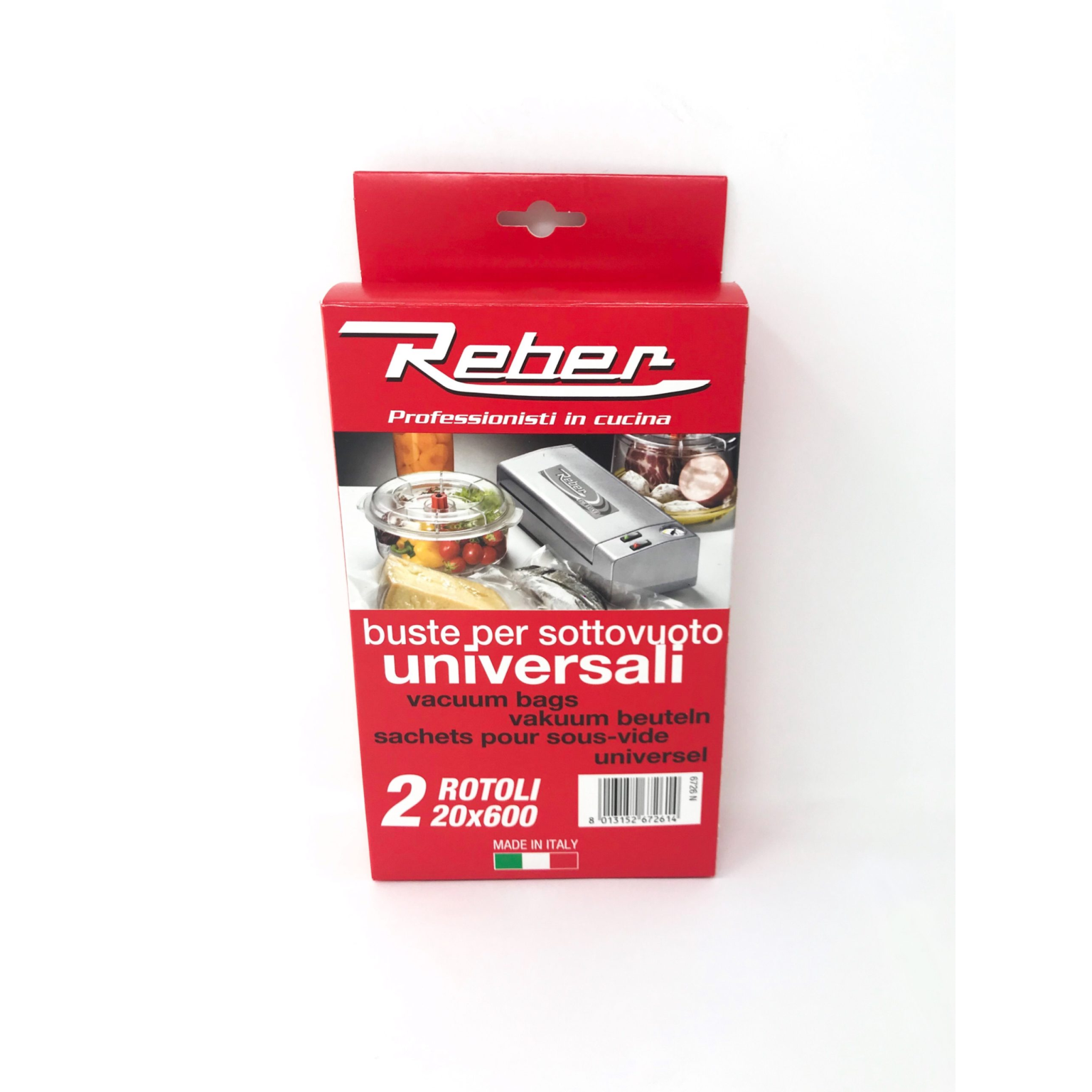 Schachtel mit zwei Rollen Breite 20 cm x 6 Meter
