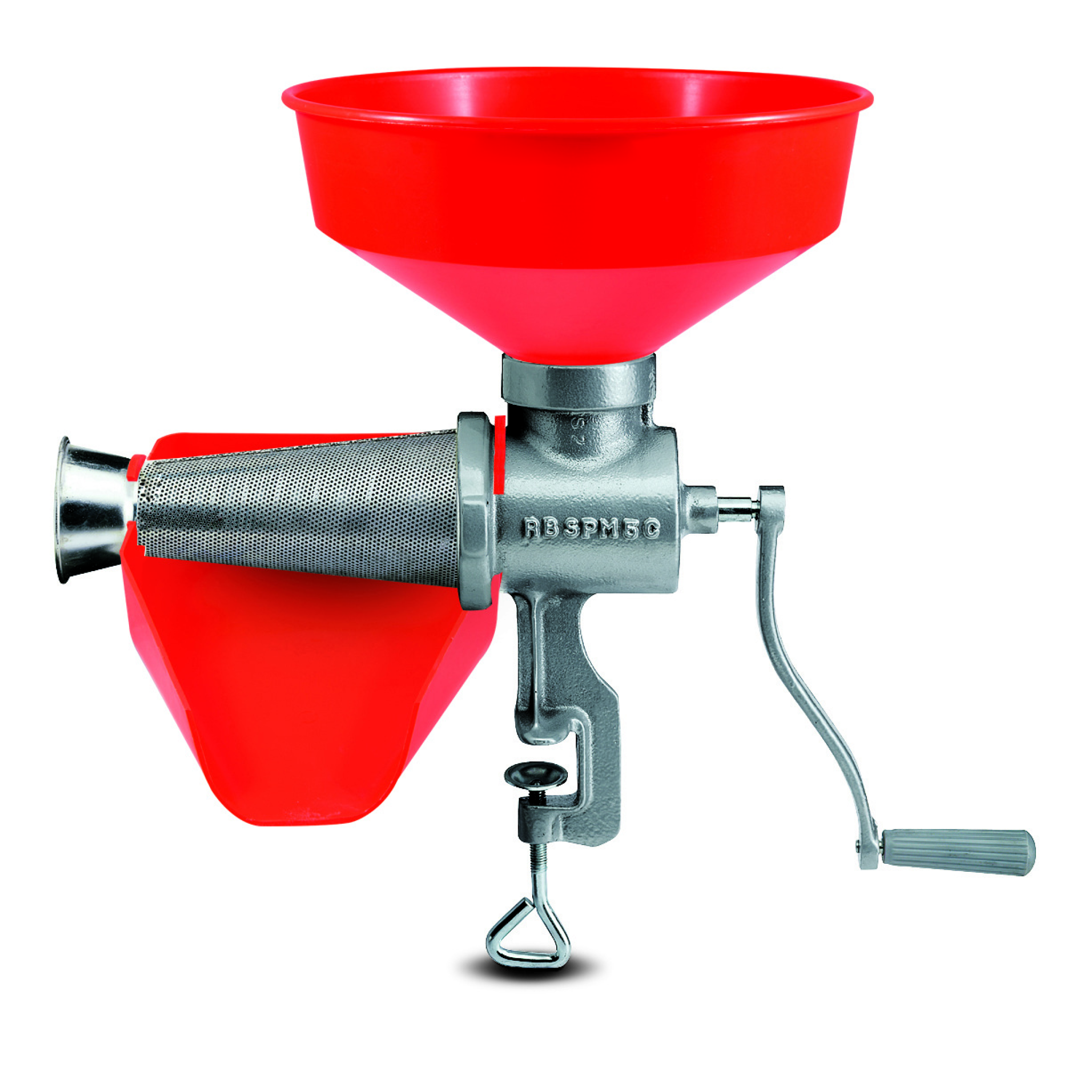 Presse-tomates n° 5 MANUEL avec accessoires Plastique – Filtre en acier inoxydable 18/1