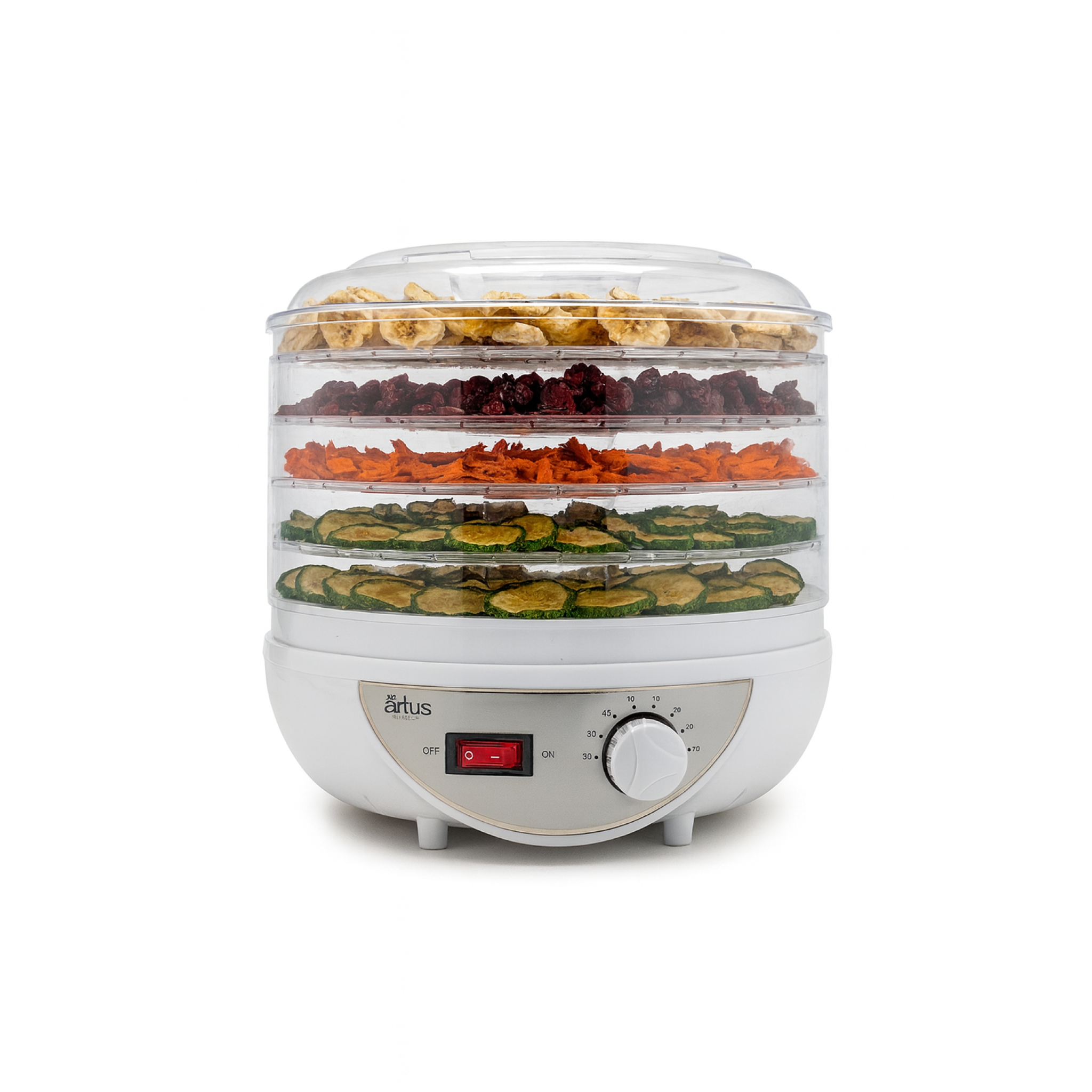 ESSICCATORE DIGITALE PER ALIMENTI diam.26 – 5 SCOMPARTI
