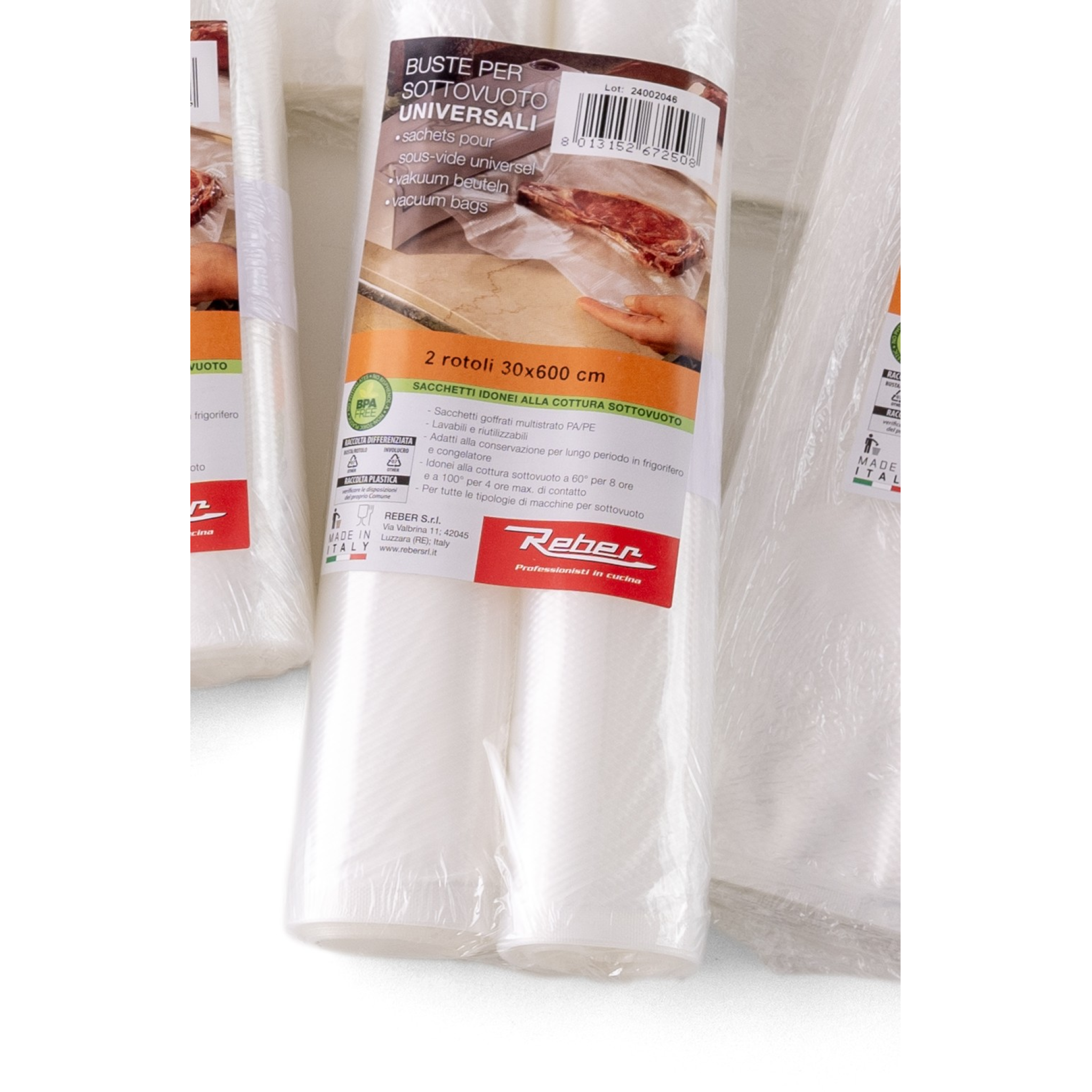 BUSTA DUE ROTOLI largh. cm. 30 x 6 metri