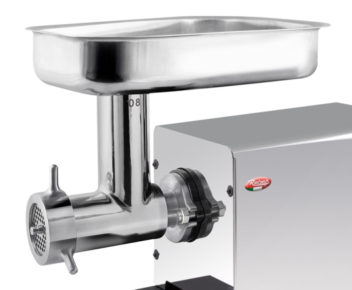 TRITACARNE N.8 ELETTRICO INOX 450 W – INVERSIONE DI MARCIA SEMIPROFESSIONALE
