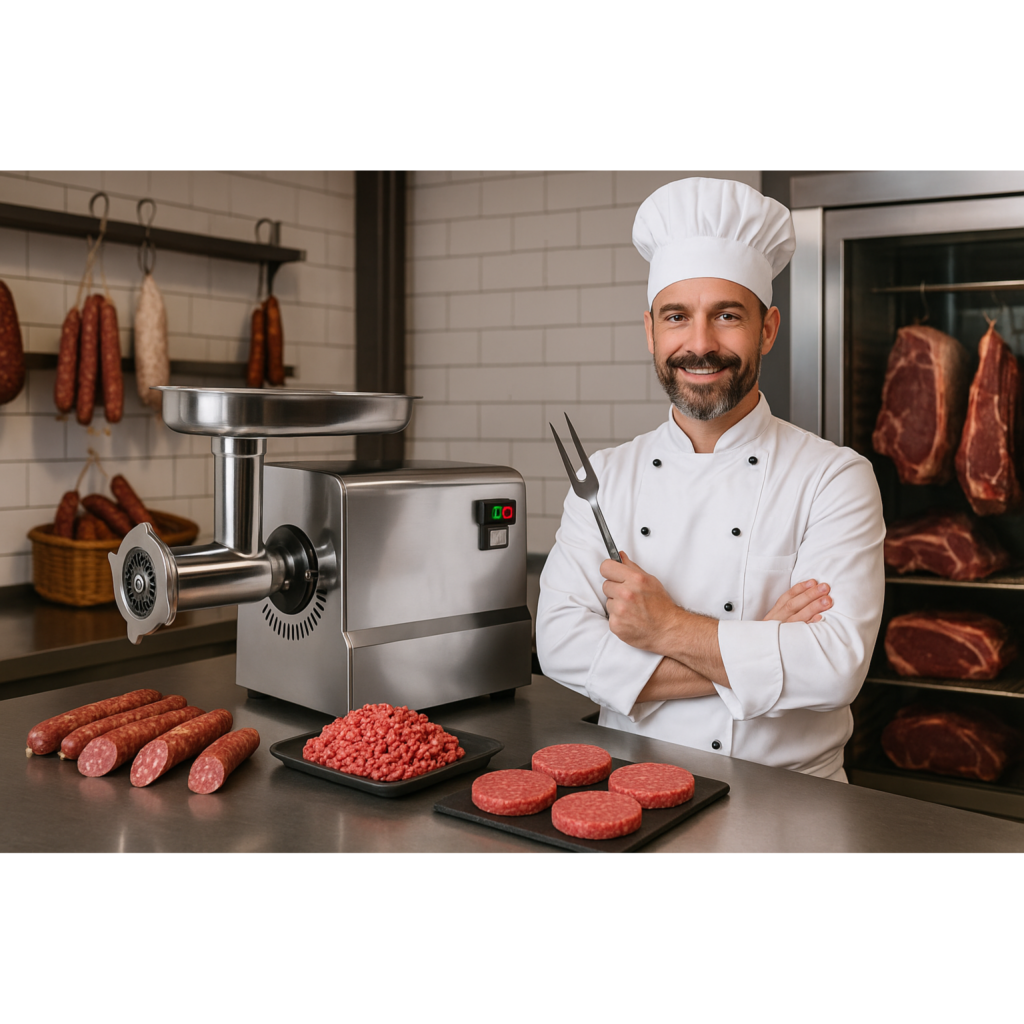 TRITACARNE N.12 INOX 600W PROFESSIONALE