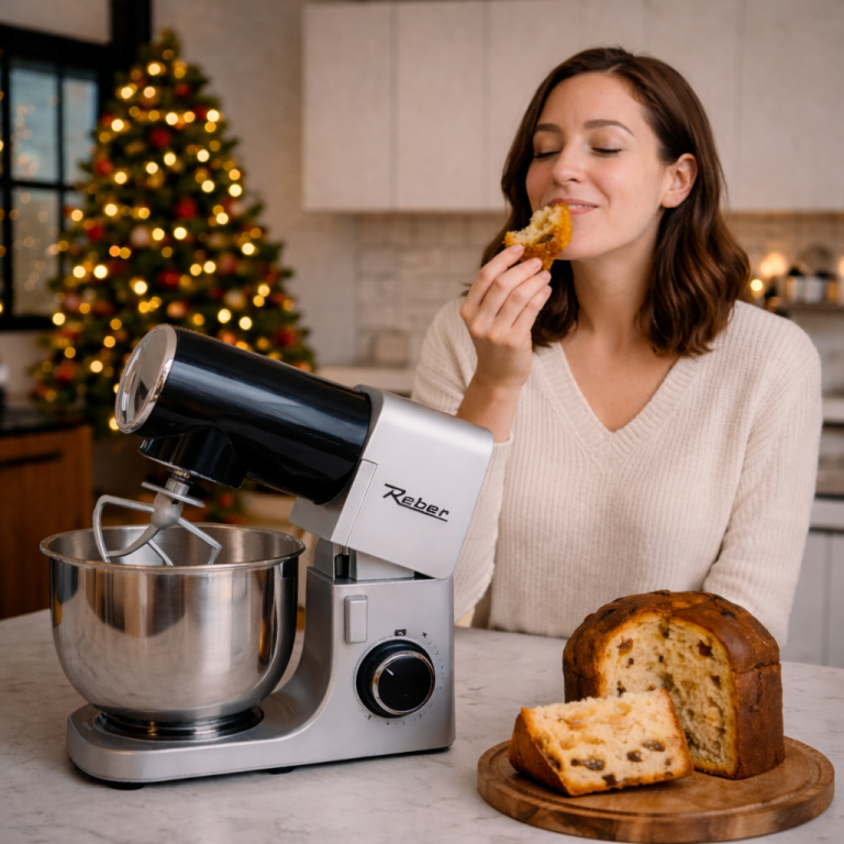 Il panettone, un classico natalizio fatto in casa con l’impastatrice REBER