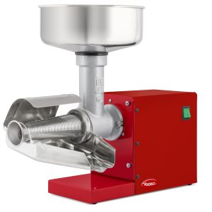 PASSAPOMODORO ELETTRICO N.3 CARENATO ROSSO - accessori INOX - e-commerce